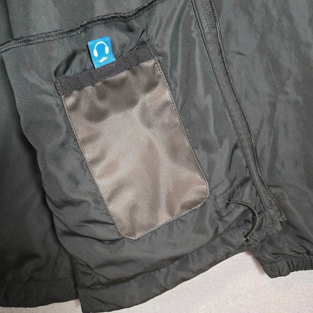 Brooks Jacket Mens‎ Large L Shelter Technology Running Black Full Zip Reflective